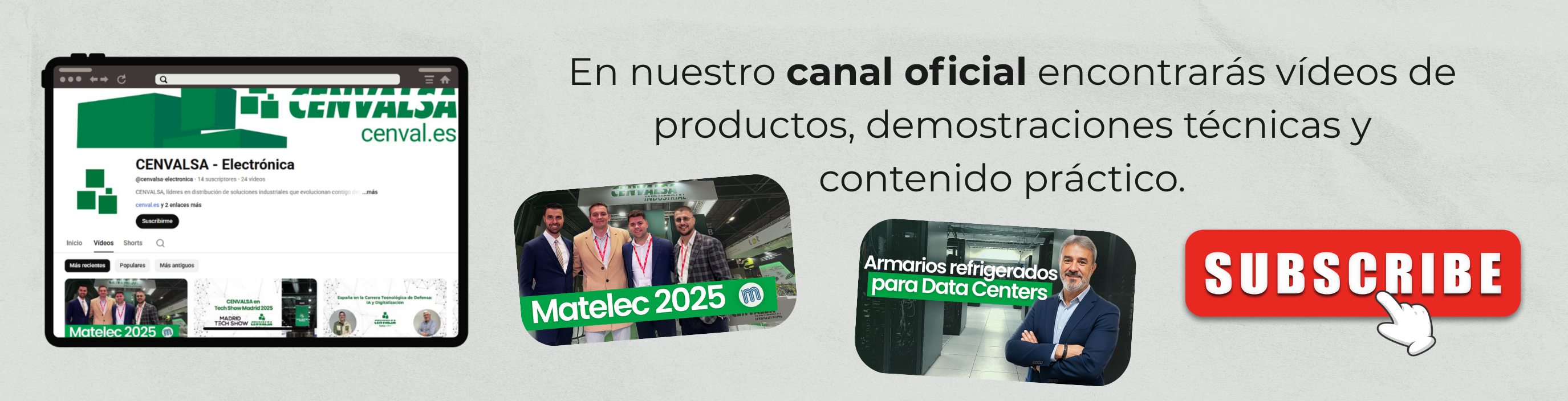 Síguenos en Youtube